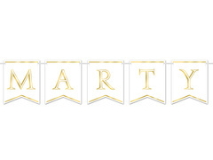 Baner flagi z personalizowanym imieniem na Komunię Świętą - 5 m