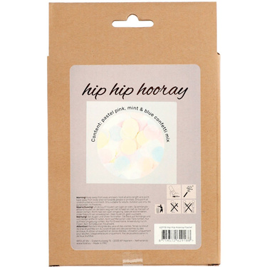 Zestaw tub strzelających w trzech pastelowych kolorach - 15 cm - 3 szt.