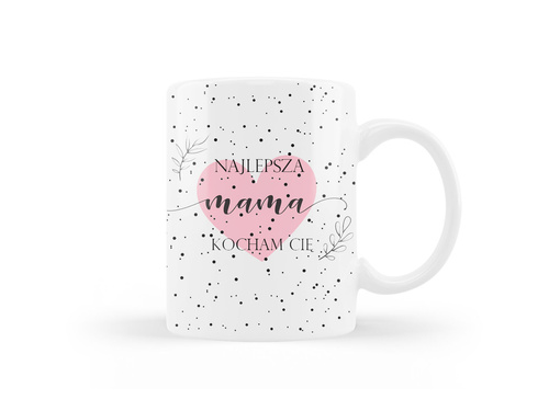 Kubek ceramiczny na dzień matki Najlepsza Mama - 330ml