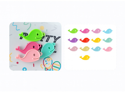 Obciążniki ciężarek do balonów Wieloryb - 4 szt.