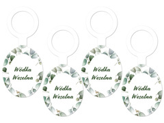 Zawieszki na wódkę weselną - 8 szt.