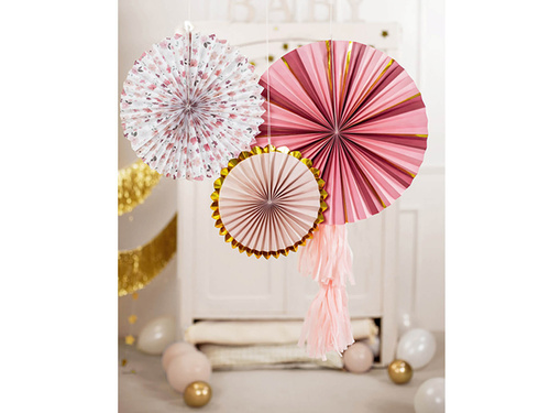 Rozetki wiszące Kwiaty - 3 szt.