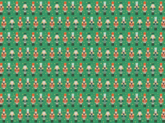 Papier do pakowania prezentów Dziadek do orzechów - 70 x 200 cm - 1 szt.