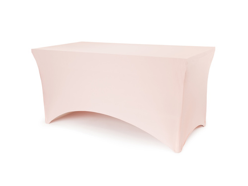 Pokrowiec na stół brudny róż - 183x76x74 cm - 1 szt.