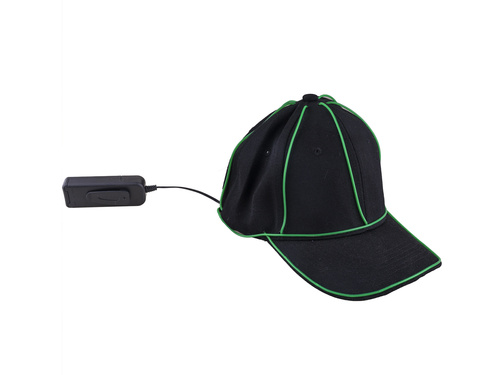 Czapka LED zielona - 1 szt.