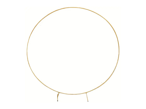 Okrągły stelaż do balonów złoty - 150 cm - 1 szt.