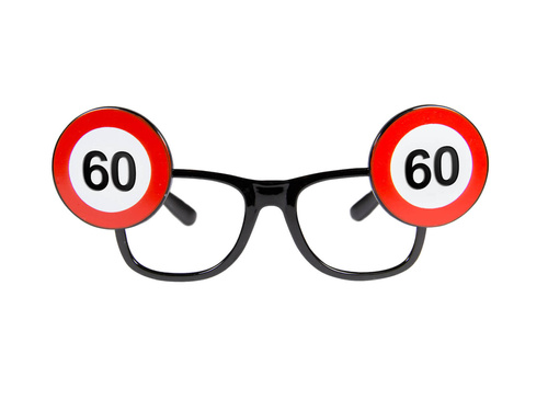 Okulary 60 sześćdziesiątka - 1 szt.