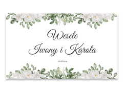 Plakat Weselny personalizowany - 60x40 cm