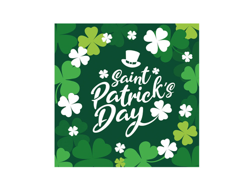 Serwetki papierowe Dzień Świętego Patryka - 33 cm - 12 szt.