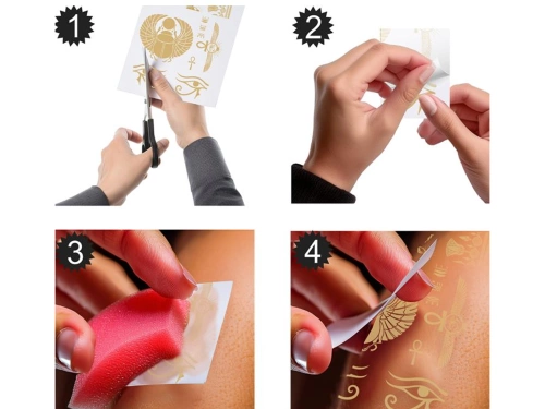 Tatuaże zmywalne Egipcjanka