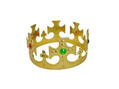 Korona Króla regulowana - złota - 1 szt.