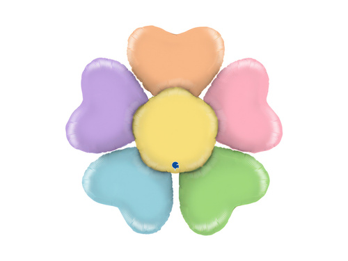 Balon foliowy Kolorowa Stokrotka - 75 x 71 cm - 1 szt.