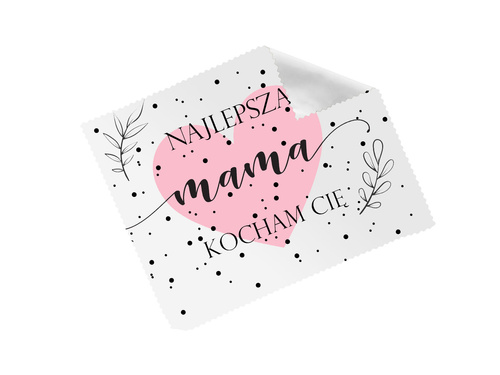 Ściereczka do okularów na dzień matki Najlepsza Mama - 1 szt.