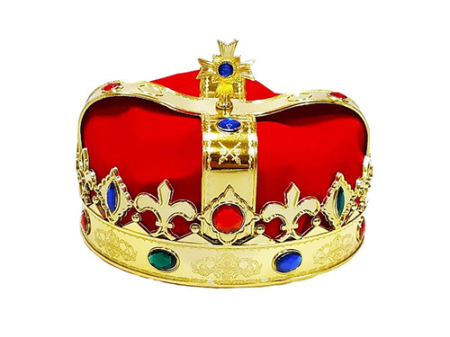 Czapka korona króla - 1 szt.