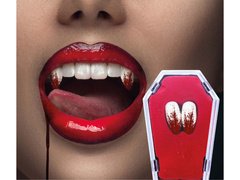 Krwawe zęby wampira - 2 szt.