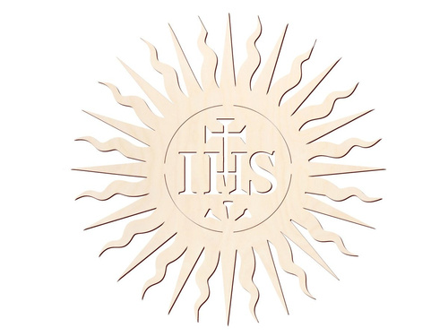 Dekoracja drewniana na Komunię