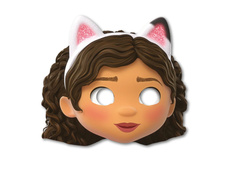 Maski papierowe Koci domek Gabi - 6 szt.