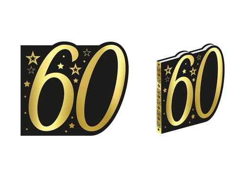 Księga gości czarna na sześćdziesiąte urodziny