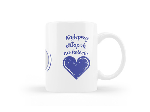 Kubek personalizowany na dzień chłopaka ze zdjęciem - 330ml
