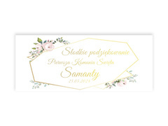 Naklejki personalizowane na pudełka na ciasto - 8 szt.