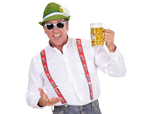 Kapelusz Bawarczyka zielony - 1 szt.