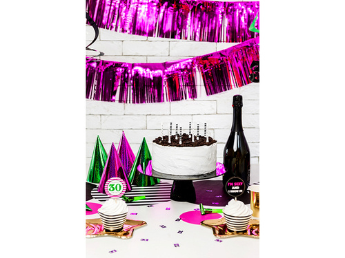 Gwizdki trąbki rozwijane holograficzne - 20 szt