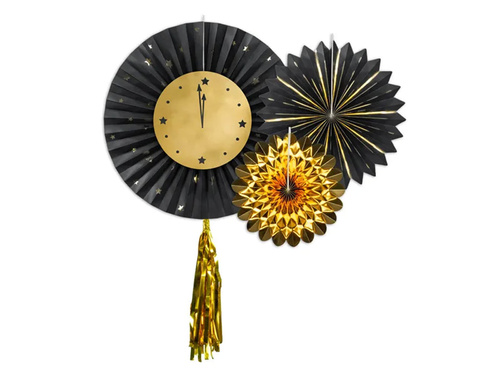 Rozetki wiszące Zegar - 3 szt.