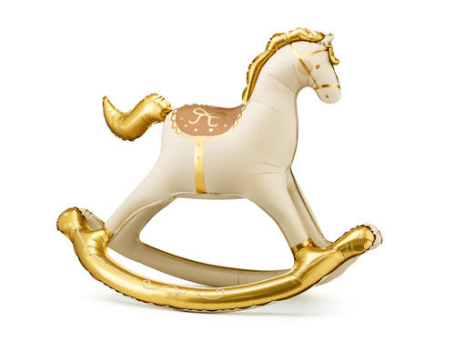 Balon foliowy stojący Konik na biegunach - 118x104 cm - 1 szt.