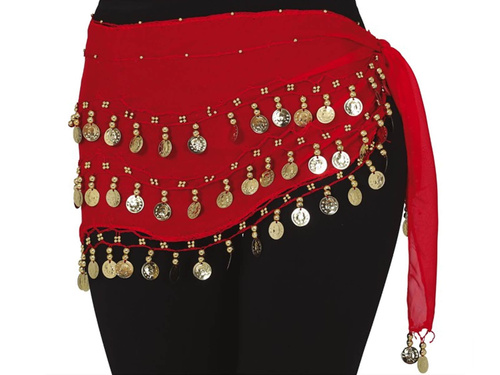 Szarfa Cyganki czerwona - 1 szt.