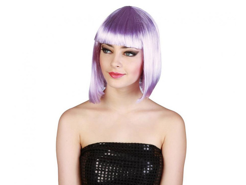 Peruka Pop star fioletowa - 1 szt.