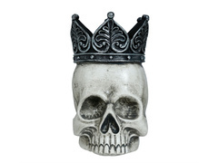 Czaszka z koroną na Halloween - 1 szt.