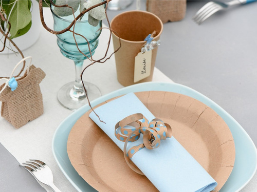 Kubeczki papierowe brązowe - 10 szt.