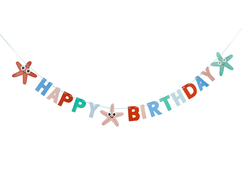 Girlanda Happy Birthday - 200 cm - 1 szt.