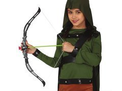 Łuk z dwoma strzałami - 56 cm - 1 komplet.