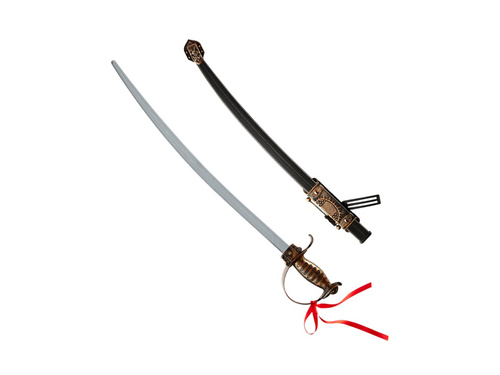 Stary miecz królewski z ozdobną pochwą - 68 cm