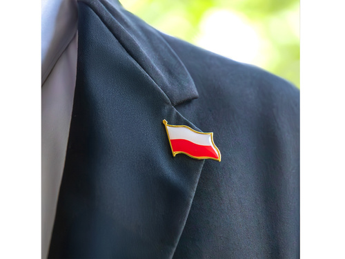 Przypinka Flaga Polski - 2,5 x 2 - 4 szt.