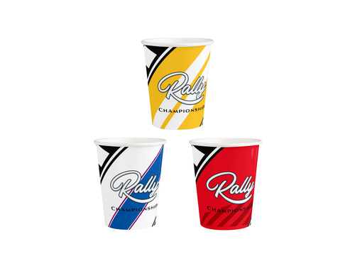 Kubeczki papierowe Wyścigówki - 270 ml - 6 szt.