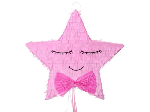 Piniata Gwiazda różowa - 1 szt.