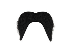 Wąsy czarne Meksykanin - 1 szt.