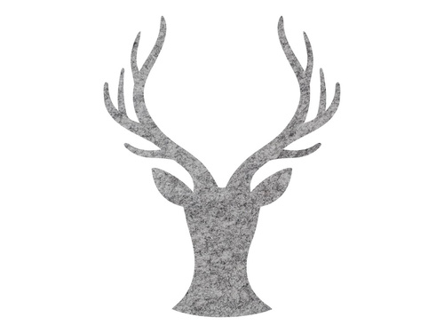 Dekoracja filcowa Renifer - 28 cm - 1 szt.