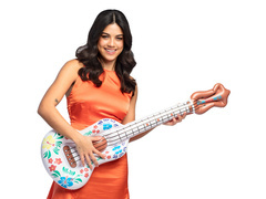 Dekoracja dmuchana Gitara ukulele - 104 cm - 1 szt.