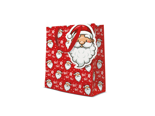 Torebka prezentowa Ho ho ho! średnia - 1 szt.