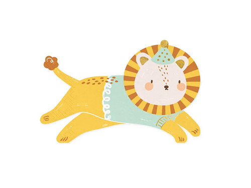 Serwetki urodzinowe Lew - 16 x 10 cm - 20 szt.