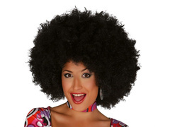 Peruka afro czarna - 1 szt.