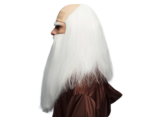 Peruka z brodą Druid dla mężczyzny