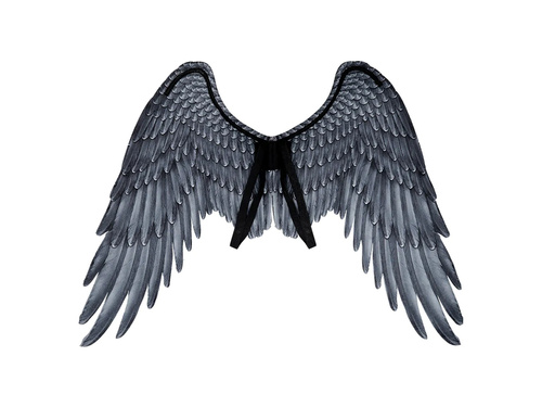 Skrzydła anioła popielate - 95 x 75 cm - 1 szt.