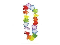 Naszyjnik hawajski - tęczowy - 90 cm - 1 szt.