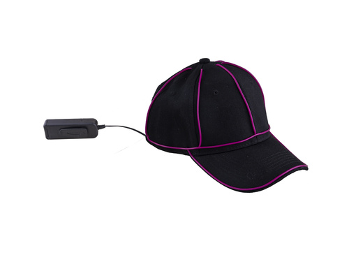 Czapka LED różowa - 1 szt.