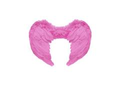 Różowe skrzydła z piór 50×40 cm