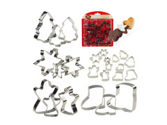 Foremki wyciskane do ciastek na Boże Narodzenie - 4 szt.